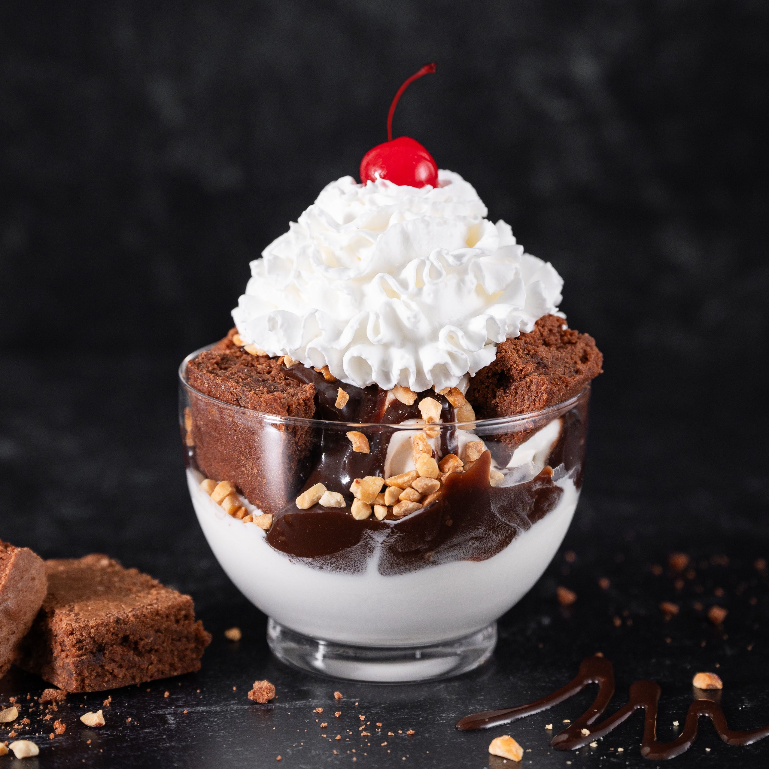 Hot Fudge Brownie Sundae | Plum Creek Farm Market